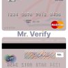 Editable Syria Gulf Bank mastercard Templates in PSD Format