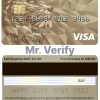 Editable United Kingdom HSBC visa gold credit card Templates in PSD Format