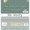 Editable Vietnam Agribank visa debit card Templates in PSD Format