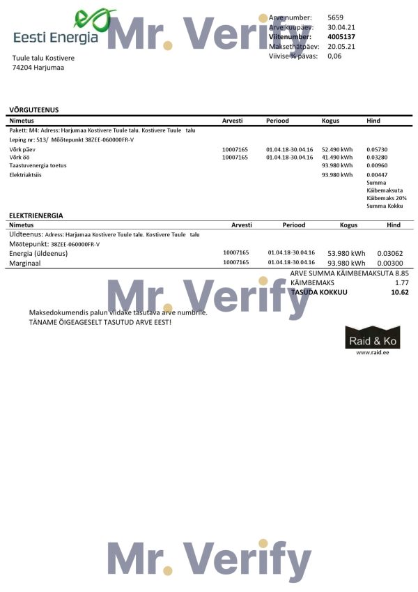 Turkey Bankasi bank statement, Word and PDF template, 2 pages