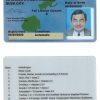 Fake Fiji Driver License Template