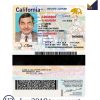 Fake USA state California Driver License Template | PSD Layer-Based