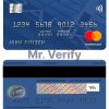 Fillable Azerbaijan ATA bank mastercard credit card Templates | Layer-Based PSD