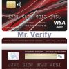 Fillable Canada Nova bank visa card Templates | Layer-Based PSD