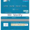 Fillable Fiji BRED Bank visa debit credit card Templates | Layer-Based PSD