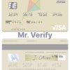 Fillable Greece Alpha bank visa credit card Templates (version 3) | Layer-Based PSD