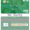 Fillable Guinea Bissau Banco Da Uniao visa card Templates | Layer-Based PSD