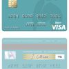 Fillable Marshall Islands Bank of Guam visa credit card Templates | Layer-Based PSD