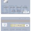 Fillable Paraguay Banco BBVA visa credit card Templates | Layer-Based PSD