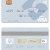 Fillable Peru Banco Banex visa debit card Templates | Layer-Based PSD