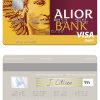 Fillable Poland Alior Bank visa debit card Templates | Layer-Based PSD