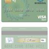 Fillable Salvador Bandesal Bank visa debit credit card Templates