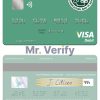 Fillable Sudan The Agricultural Bank of Sudan visa debit card Templates | Layer-Based PSD