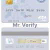 Fillable Suriname Centrale Bank van Suriname visa debit card Templates | Layer-Based PSD