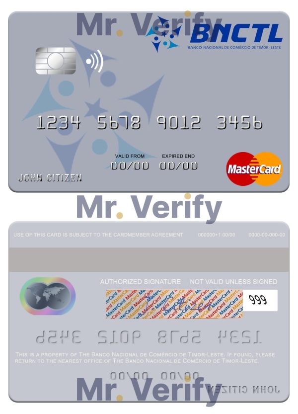 Fillable Timor Leste Banco Nacional de Comercio de Timor Leste mastercard Templates 600x833 - Cart