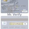 Fillable Turkey Odeabank visa debit card Templates | Layer-Based PSD