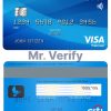 Fillable USA Citibank Visa Platinum card Templates | Layer-Based PSD