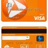 Fillable USA PNC Bank Visa Debit card Templates | Layer-Based PSD