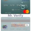 Fillable Uzbekistan KDB Bank mastercard Templates | Layer-Based PSD
