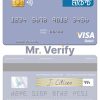 Fillable Vanuatu Asia Merchant Bank Limited visa debit card Templates | Layer-Based PSD
