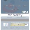 Fillable Venezuela Banesco Banco Universal visa debit card Templates | Layer-Based PSD