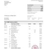 France HSBC bank statement template in Excel and PDF format