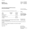 Germany Energis utility bill template in Word and PDF format, fully editable
