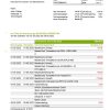 Germany Fidor bank statement, Word and PDF template