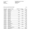 Germany Vonovia bank statement, Word and PDF template, 3 pages