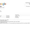 USA Google invoice template in Word and PDF format