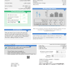 USA Green Mountain Energy utility bill template in Word and PDF format