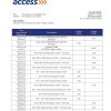 Guinea Access proof of address bank statement template in Word and PDF format