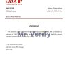 Download Guinea UBA Bank Reference Letter Templates | Editable Word