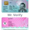 Croatia ID template in PSD format