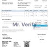 High-Quality India Foobar Labs Information Technology Company Invoice Template PDF | Fully Editable