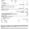 India Tata Indicom mobile utility bill template in Word and PDF format, 2 pages