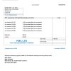 Ireland Ultratech Pvt Ltd invoice template in Word and PDF format, fully editable