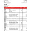 Israel Bank Hapoalim bank statement easy to fill template in .xls and .pdf file format