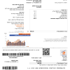 Israel Electric Corporation electricity utility bill template in Word and PDF format (.doc and .pdf)