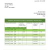 Italy Citibank statement template in .doc and .pdf format, fully editable