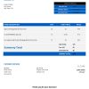 USA JP Morgan invoice template in Word and PDF format, fully editable