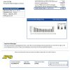 USA California PG&E electricity utility bill template in Word and PDF format