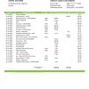 Jamaica Sagicor Bank statement template, Word and PDF format (.doc and .pdf)