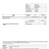Latvia Baltcom telecommunications utility bill template in Word and PDF format (English version)