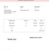 USA MST Electricity Unit invoice template in Word and PDF format, fully editable