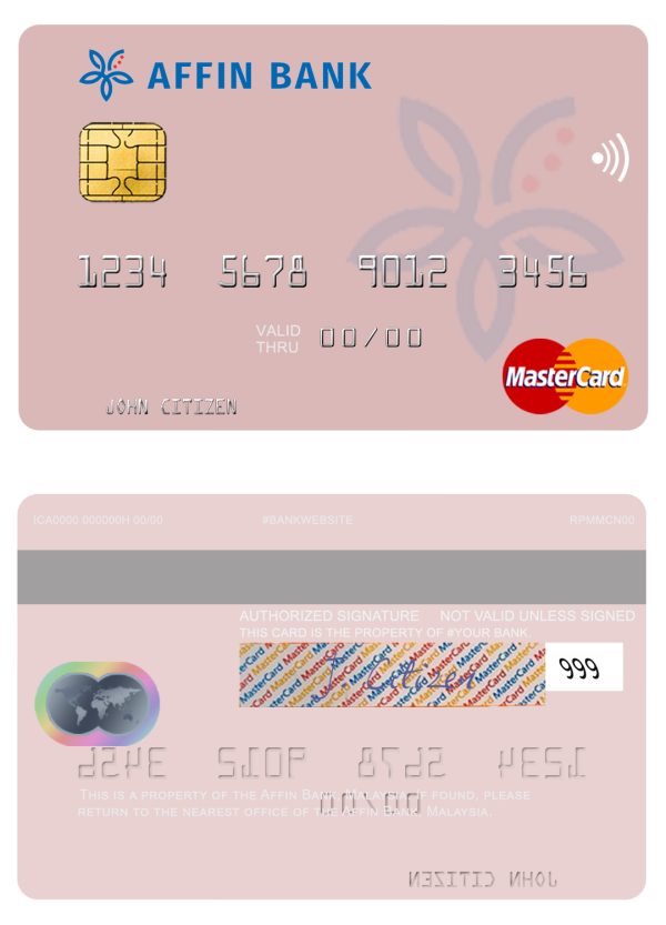 Malaysia Affin bank mastercard credit card 600x833 - Cart