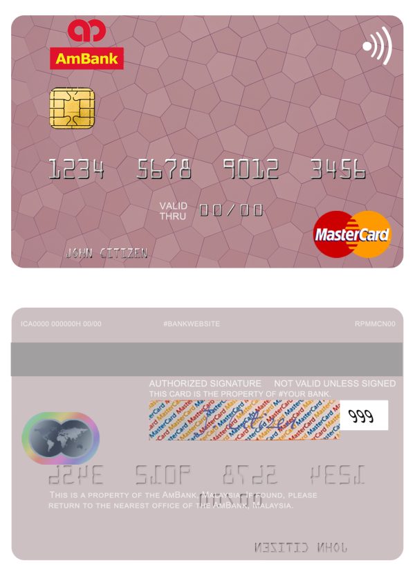 Malaysia AmBank mastercard credit card 600x833 - Cart