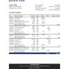 Monaco Julius Bar bank statement Excel and PDF template