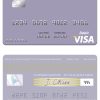 Editable Montenegro NLB Banka a.d. Podgorica bank visa debit card Templates in PSD Format