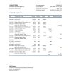 Montenegro NLB bank statement Excel and PDF template